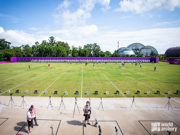 Yumenoshima field (Photo: Twitter/World Archery)