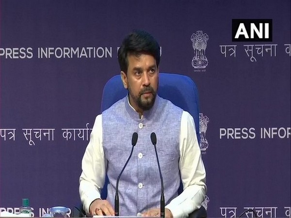 Union Minister Anurag Thakur briefing the media about Cabinet decisions (Photo/ANI)