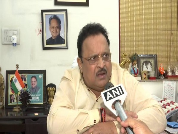Rajasthan Health Minister Dr Raghu Sharma in conversation with ANI (Photo/ANI)