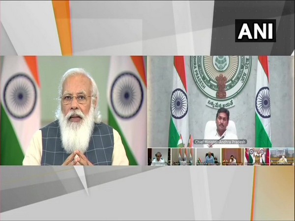 Prime Minister Narendra Modi at the meeting with Chief Ministers (Photo/ANI)