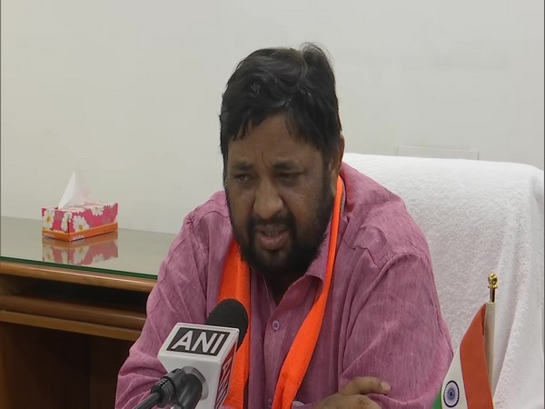 Union Minister Kaushal Kishore speaking to ANI
