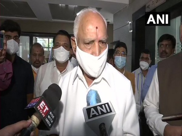 Karnataka Chief Minister BS Yediyurappa in conversation with ANI. (Photo/ANI)