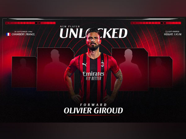 AC Milan sign Olivier Giroud (Photo/ AC Milan Twitter)