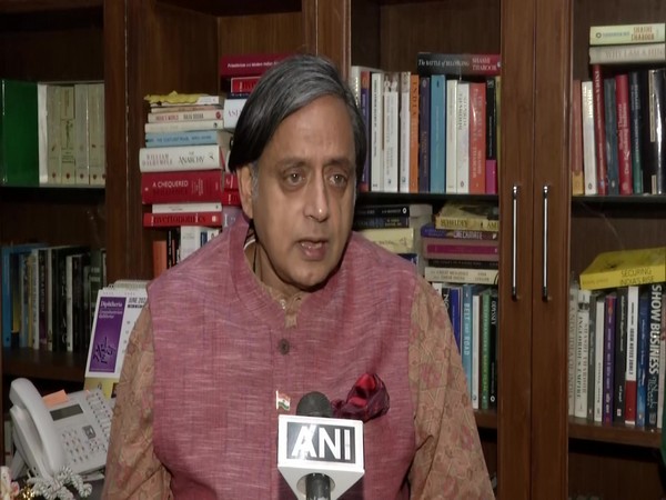 Congress leader Shashi Tharoor speaking to ANI 
