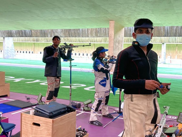  Indian shooting contingent begins training in Tokyo (Photo/ NRAI Twitter)