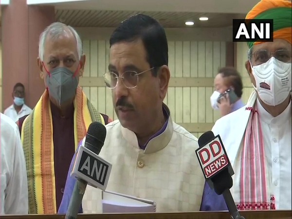 Union Parliamentary Affairs Minister Pralhad Joshi (Photo/ANI)