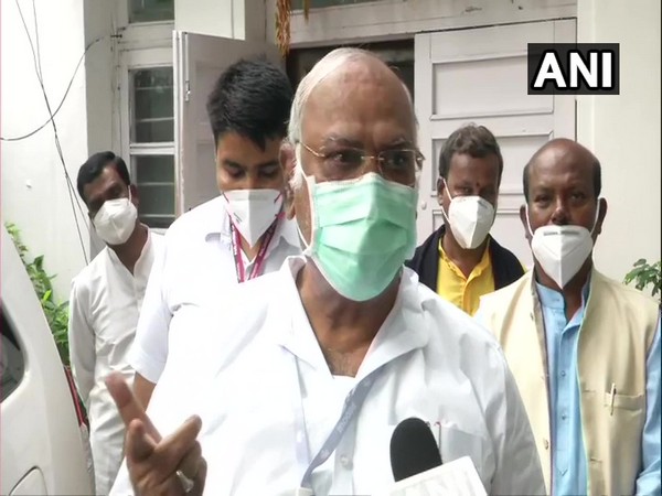 Leader of Opposition in Rajya Sabha Mallikarjun Kharge (Photo/ANI)