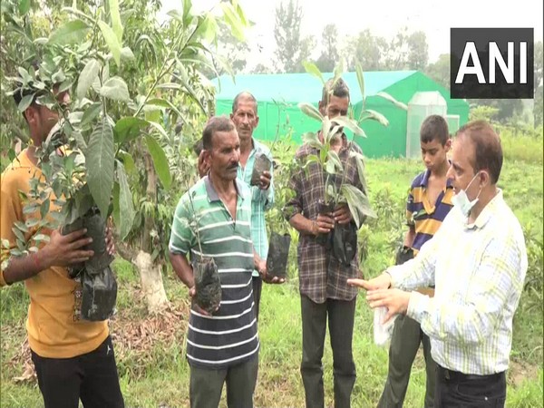 One-day Skill Development programme underway at Government Fruits Nursery in Udhampur [Photo/ANI]