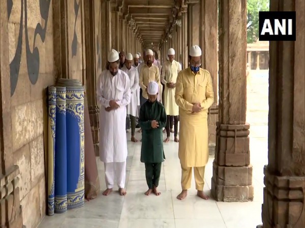 Visual from Jama Masjid in Ahmedabad on Wednesday. (Photo/ANI)