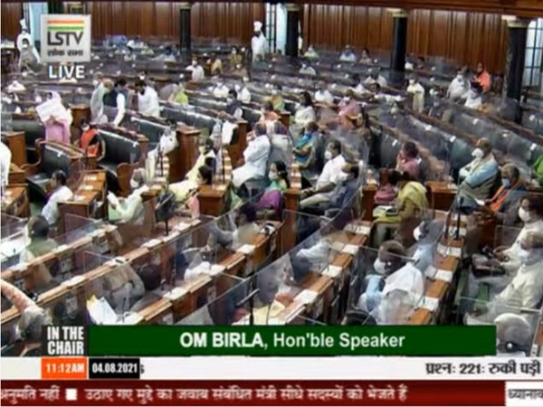 Visuals from Lok Sabha