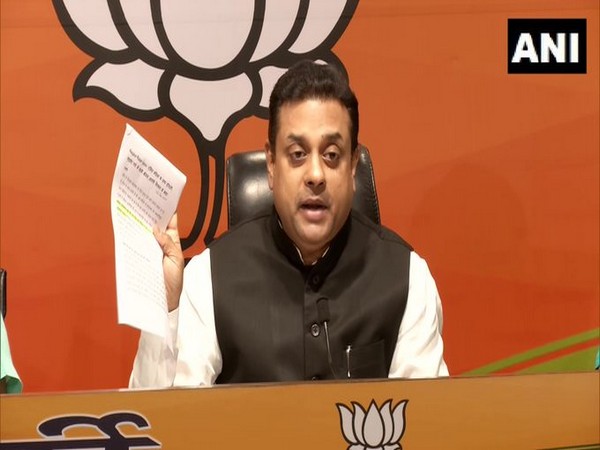 BJP spokesperson Sambit Patra addressing a press conference in New Delhi on Wednesday. [Photo/ANI]