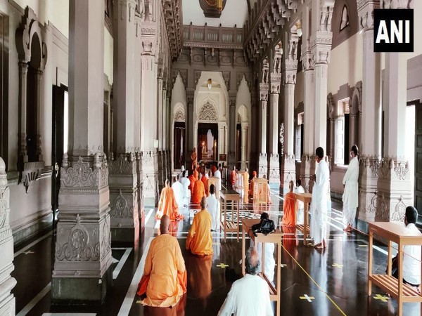 A visual from Belur Math (Photo/ANI)