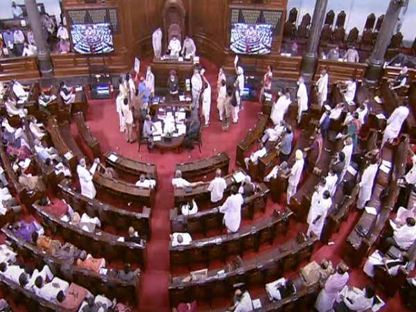 Visual from Rajya Sabha (Photo/ANI)