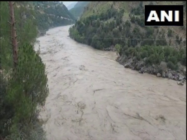 Visuals of Chenab River (Photo/ANI)