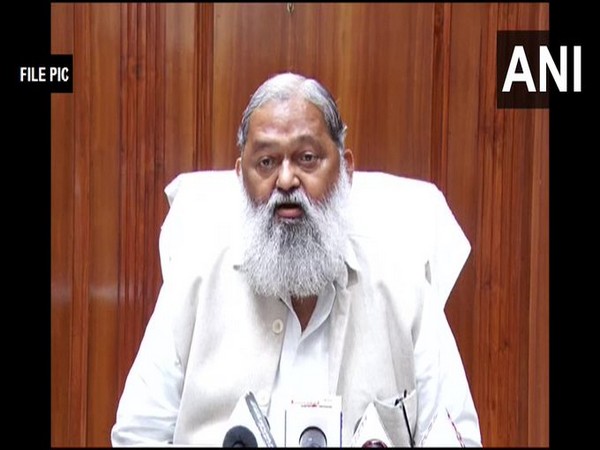 Haryana Home Minister Anil Vij. [File Photo/ANI]