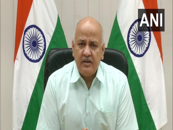 Delhi Deputy CM Manish Sisodia addressing a press conference (Photo/ANI)