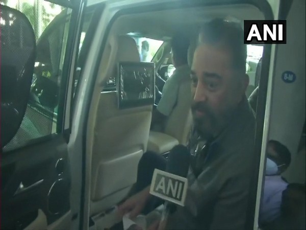 Actor Kamal Haasan while talking to ANI on Wednesday. (Photo/ANI)