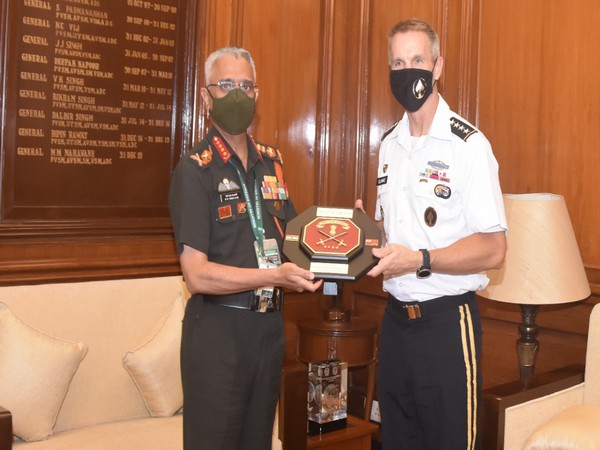General Richard D. Clarke met Army Chief General MM Naravane (Photo Credit: Twitter)