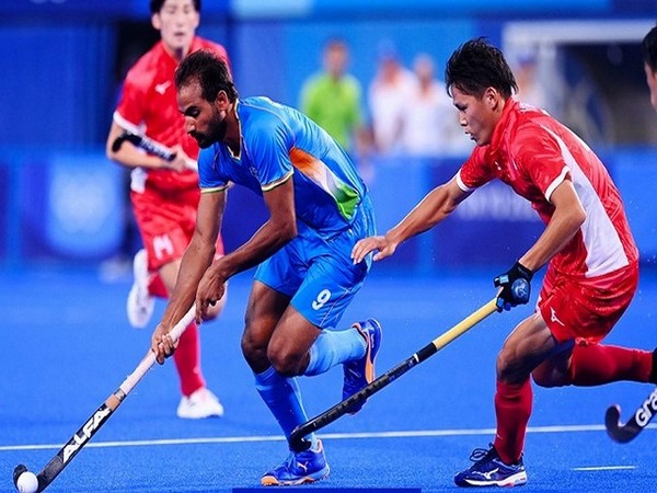 India hockey team in action against Japan (Image: Hockey India)