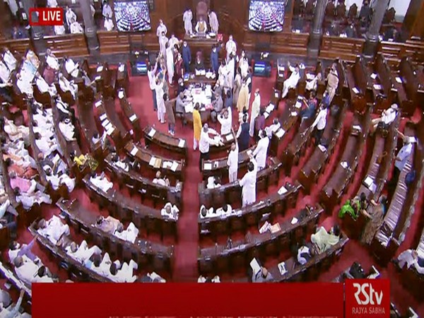 Visual from Rajya Sabha (Photo/ANI)