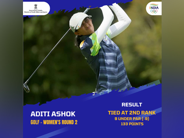 Aditi Ashok. (Photo/ SAI Media twitter)