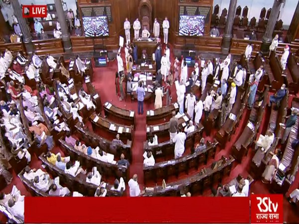 Visual from Rajya Sabha