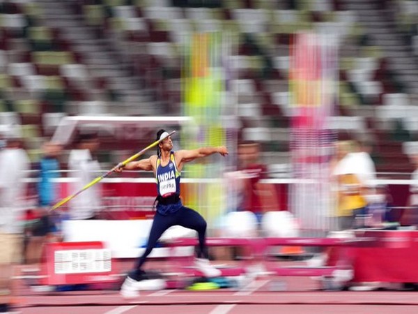 Javelin thrower Neeraj Chopra (Photo/ Virender Sehwag Twitter)