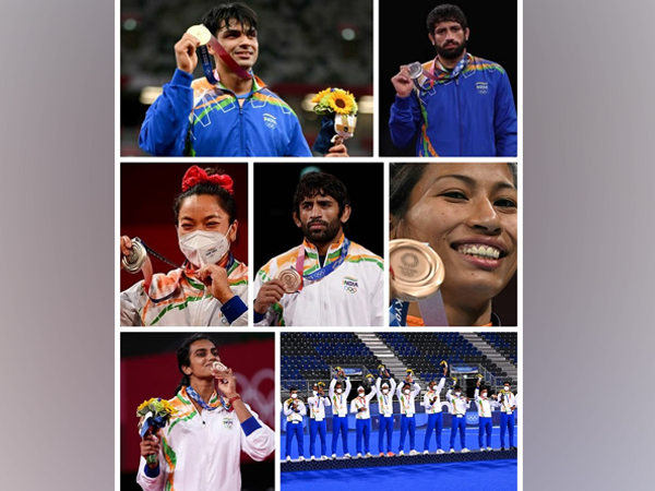 Indian athletes (Image: Virat Kohli's Twitter)