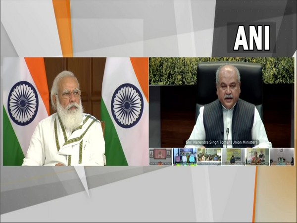 PM Modi releases next instalment of PM-KISAN scheme  (Photo/ANI) 