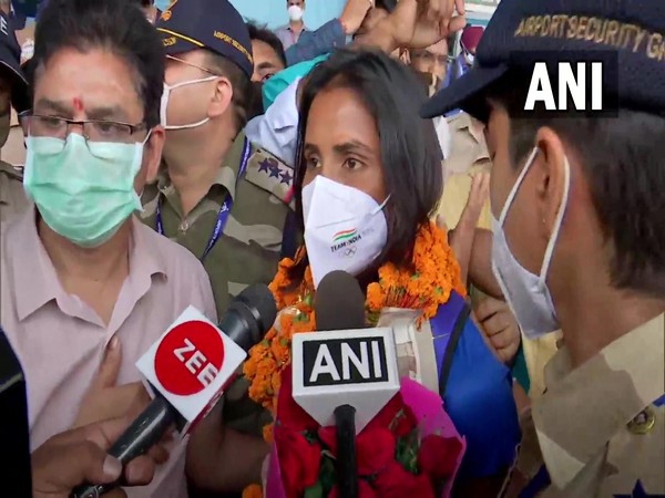 Vandana Katariya arrives in Dehradun