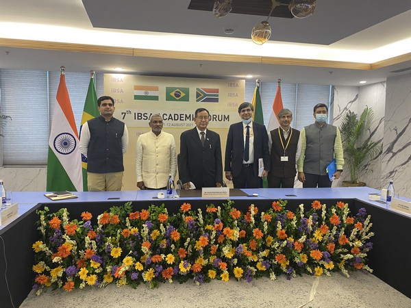 MOS inaugurates two-day 7th IBSA Academic Forum. (Photo credit: Twitter@@RanjanRajkuma11)