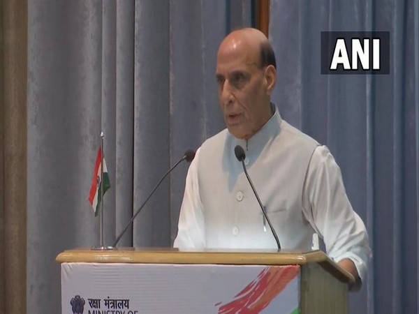 Defence Minister Rajnath Singh speaking at  Azadi ka Amrit Mahotsav event
