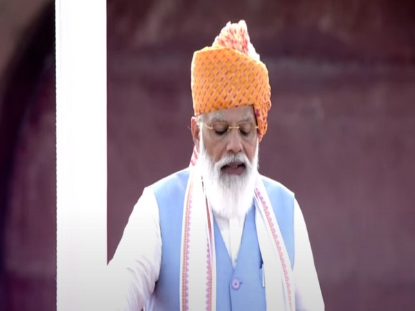 Prime Minister Narendra Modi addressing the nation from Red Fort.