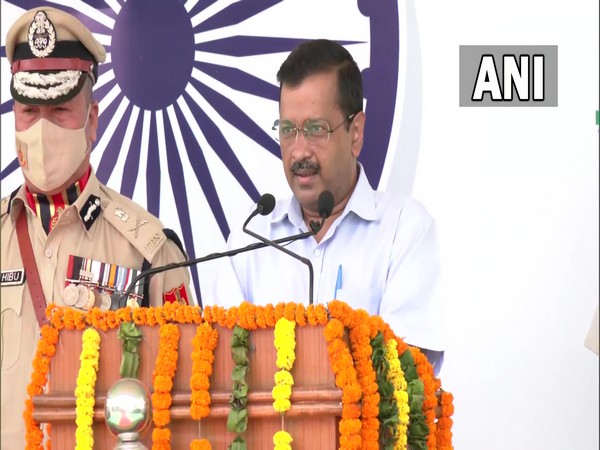Delhi Chief Miister Arvind Kejriwal at Secretariat Building
