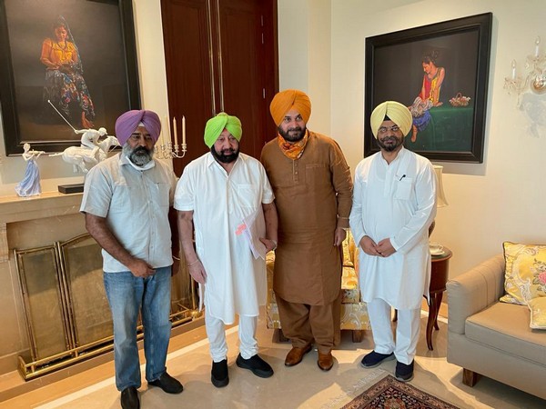 Coordination meeting of Punjab CM with Sidhu, along with Kuljit Singh Nagra and Pargat Singh