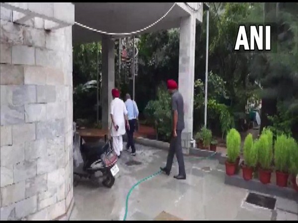 Visual of PPCC chief Sidhu's residence (Photo/ANI)