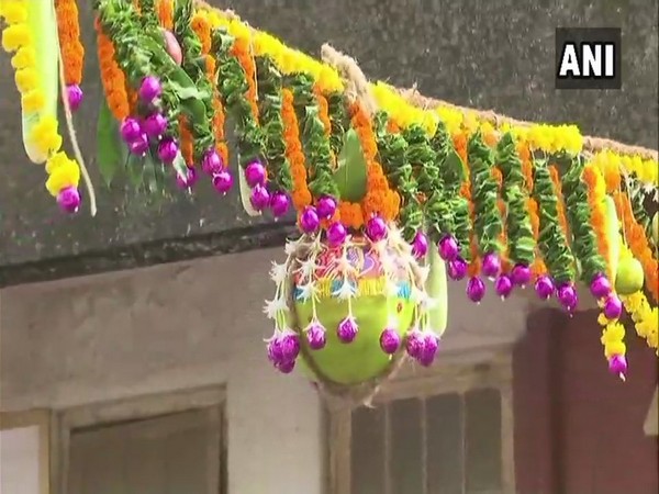 Dahi Handi is an important ritual of Janamashtami, the festival celebrating birth of Lord Krishna. (Photos/ANI)