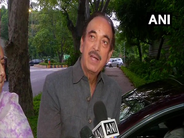 Congress leader Ghulam Nabi Azad briefing the media after the meeting in New Delhi on Friday. Photo/ANI