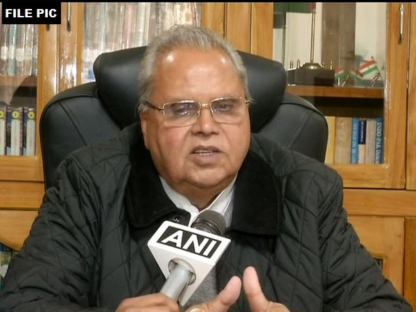 Jammu and Kashmir Governor Satya Pal Malik speaking to ANI on Monday. Photo/ANI