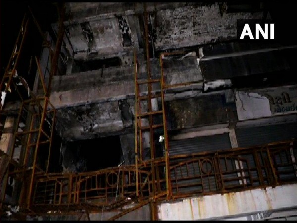 Visual from the Surat fire tragedy. File photo/ANI