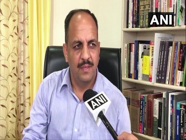 Superintendent of Police (SP) Umapati Jamwal speaking to ANI on Tuesday. Photo/ANI