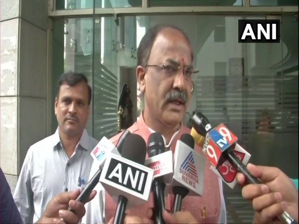 Arvind Limbavali speaking to ANI in New Delhi on Thursday. Photo/ANI