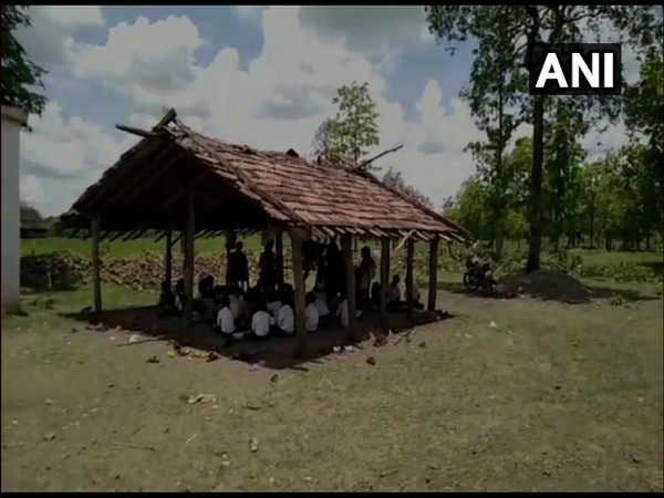 Primary school in Sehore District of Madhya Pradesh. Photo/ANI