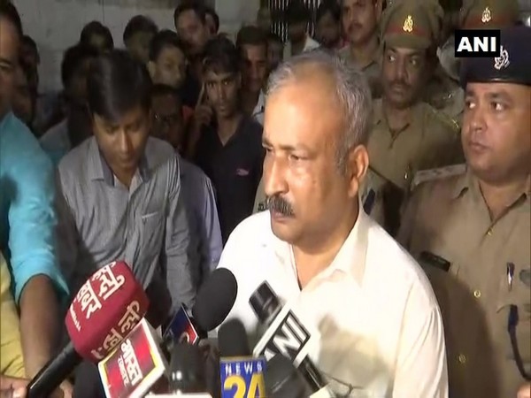 Rajiv Krishnan, ADG Lucknow Zone speaking to media on Sunday. Photo/ANI