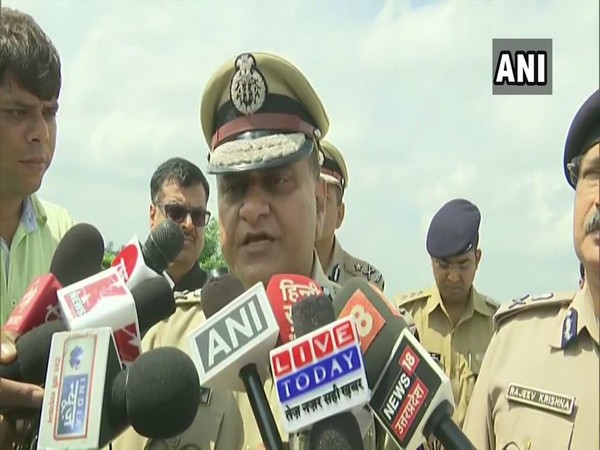 Director General of Police (DGP) OP Singh speaking to media persons on Monday. Photo/ANI