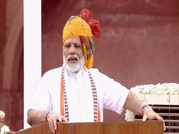 Prime Minister Narendra Modi addressing the nation on the occasion of 73rd Independence Day