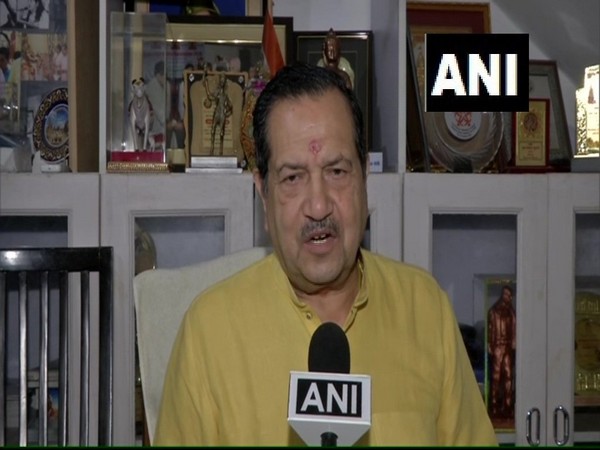 Rashtriya Swayamsevak Sangh (RSS ) senior leader Indresh Singh talks to ANI on Tuesday. Photo/ANI