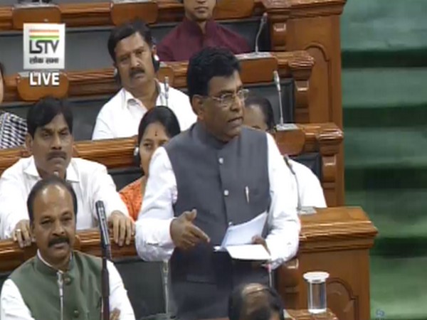 Khammam MP Nama Nageswara Rao addressed Lok Sabha on Tuesday. [Image Credit: Lok Sabha TV]