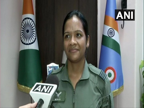 Squadron Leader Minty Agarwal speaking to ANI in New Delhi on Thursday. Photo/ANI