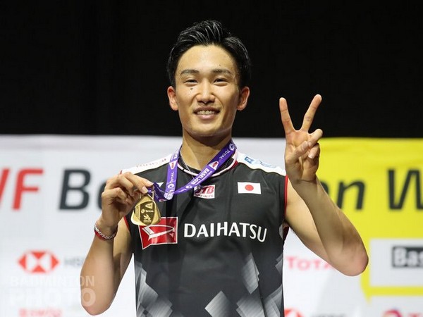 Japan's shuttler Kento Momota (Photo/ Kento Momota Twitter)